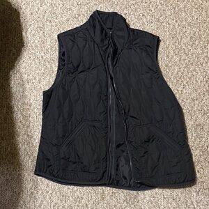 Old Navy Black Quilted Vest